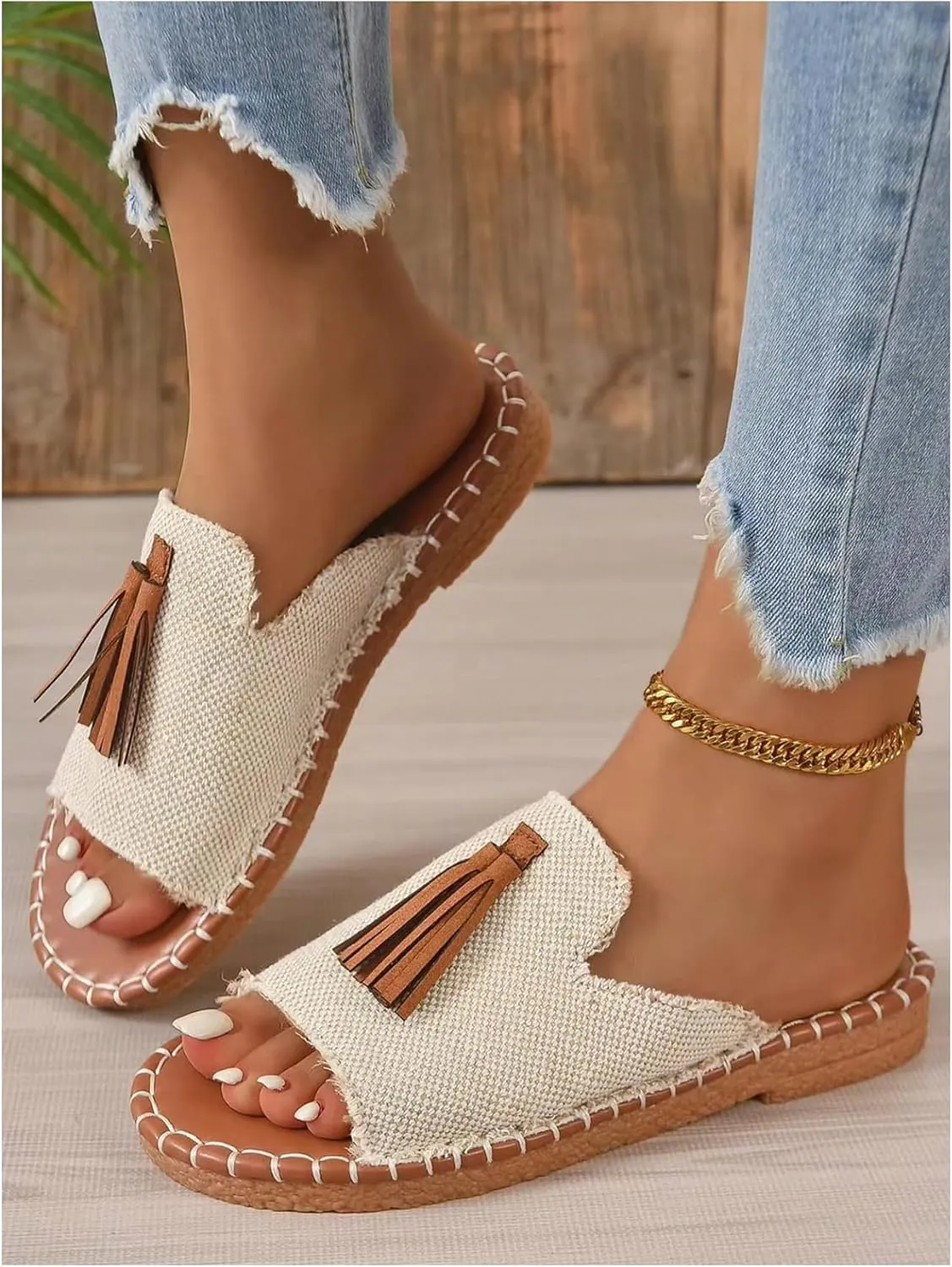 Verdusa Women's Boho Sandals 2025 Casual Summer Flat Sandals