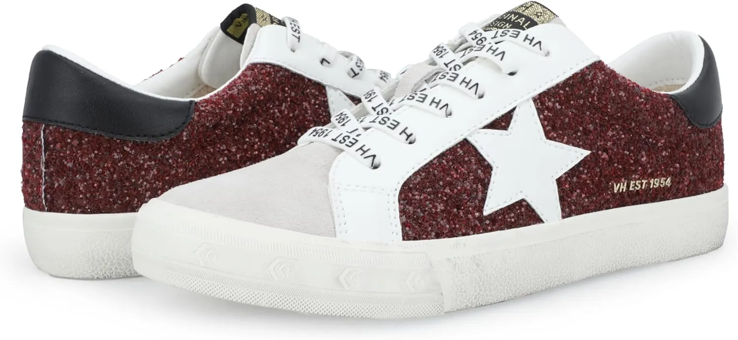 Vintage Havana Grande Women’s Fashion Sneakers | Star Tennis Shoes Womens | Low Top Slip On | Walking Comfortable Casual