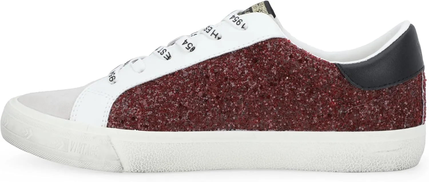 Vintage Havana Grande Women’s Fashion Sneakers | Star Tennis Shoes Womens | Low Top Slip On | Walking Comfortable Casual
