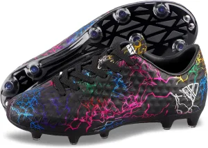 Vizari Zodiac Firm Ground Soccer Cleats Boys Girls | Lightweight & Durable Youth Football Shoes with Molded TPU Outsole | Outdoor Training & Matches