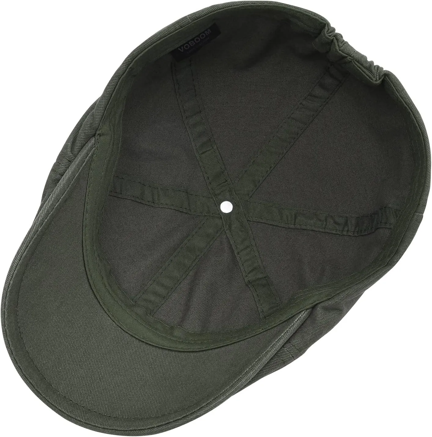 VOBOOM Cotton Washing Flat Cap Cabbie Hat Gatsby Ivy Irish Hunting Newsboy