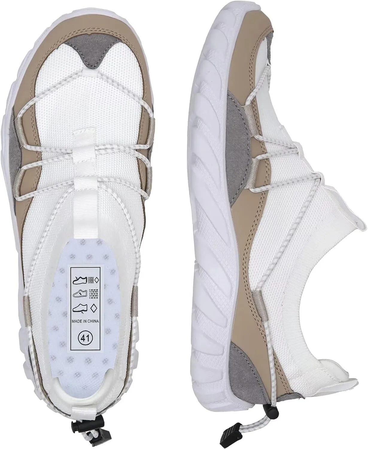 WateLves Water Shoes Mens Womens Barefoot Beach Shoes Casual Slip-On Shoes for Trail Running Walking Hiking Climbing