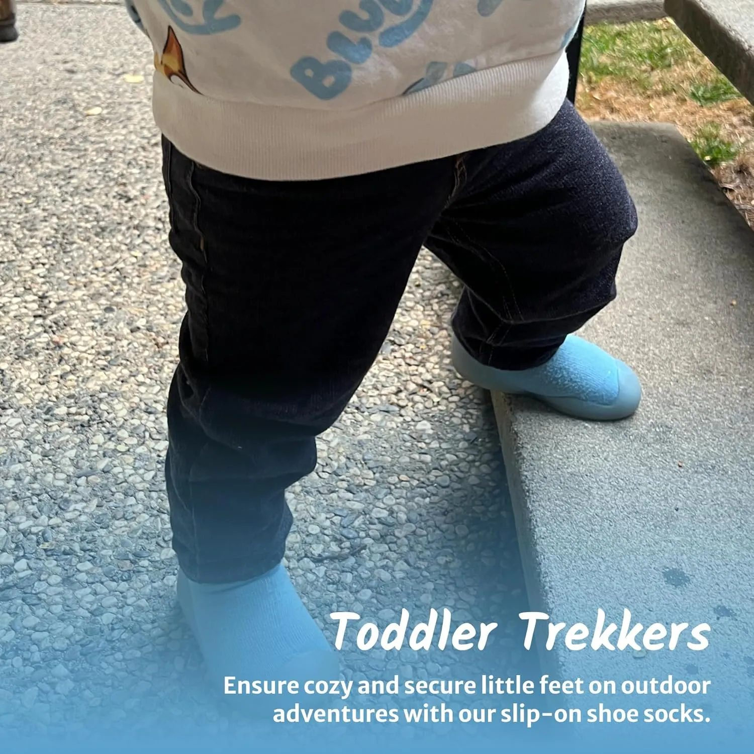 Water Resistant Sock Shoe | Walking Shoes for Infant and Toddlers | Flexible and Protective Sole | Easy Slip-on | Wide Footbed