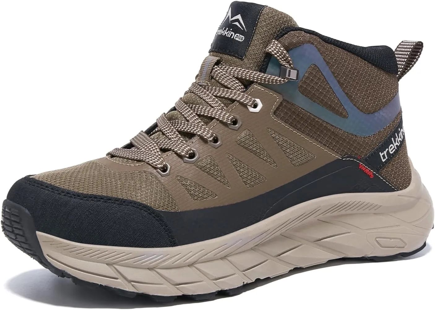 Waterproof Walking Shoes for Men Slip Resistant Outdoor Sneakers Trails Womens Hiking Boots Ankle High Relaxed Fit Lightweight Casual Hunting Workout Shoes