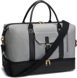 Weekender Bags Overnight Bag for Women Large Travel Duffle Bag for Mens Easy Packing Organization Business Trip Bag