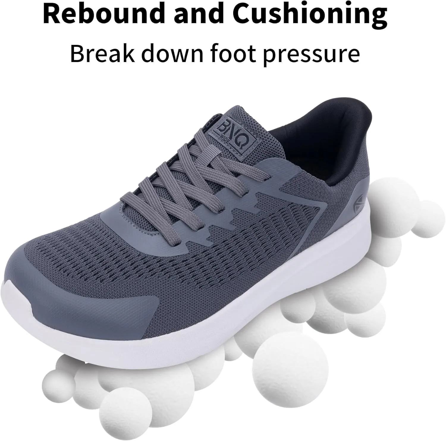 Wide Toe Box Mens Slip On Walking Shoes with Arch Support Casual Dress Shoes Fashion Tennis Sneaker for Business Work Ourdoors Size 7-12