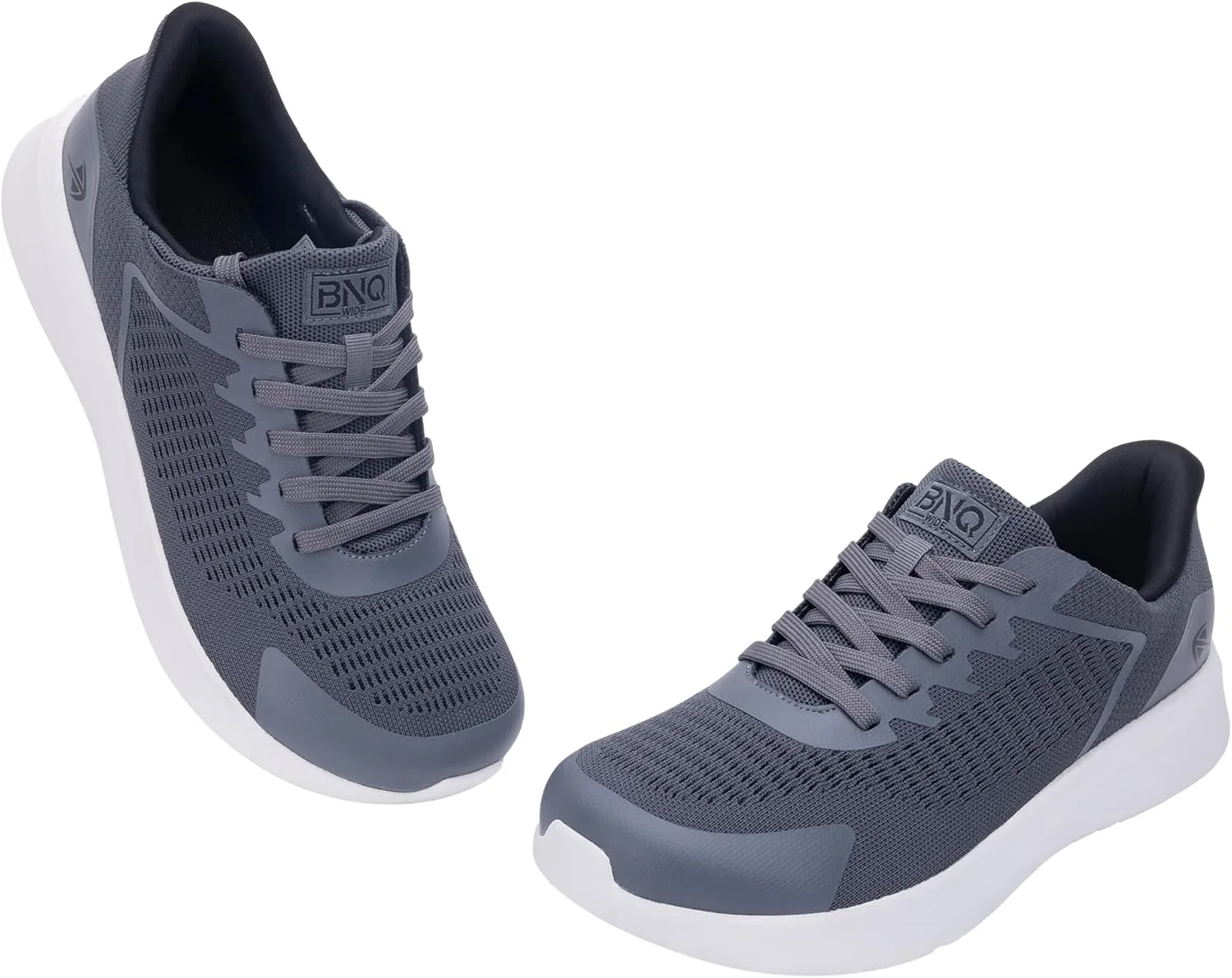 Wide Toe Box Mens Slip On Walking Shoes with Arch Support Casual Dress Shoes Fashion Tennis Sneaker for Business Work Ourdoors Size 7-12