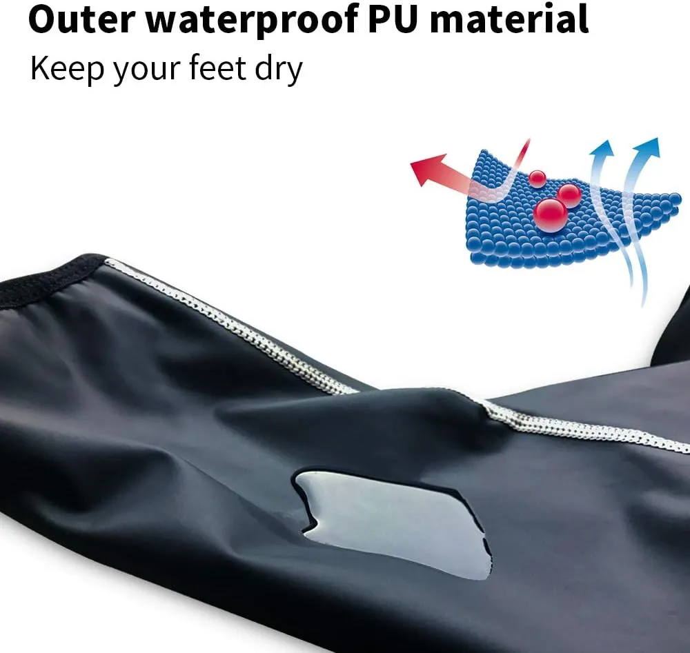 Winter Warm Bike Shoes Cover Thermal Cycling Shoe Covers Waterproof Shoescover for Men Women, Road MTB Bicycle Overshoes