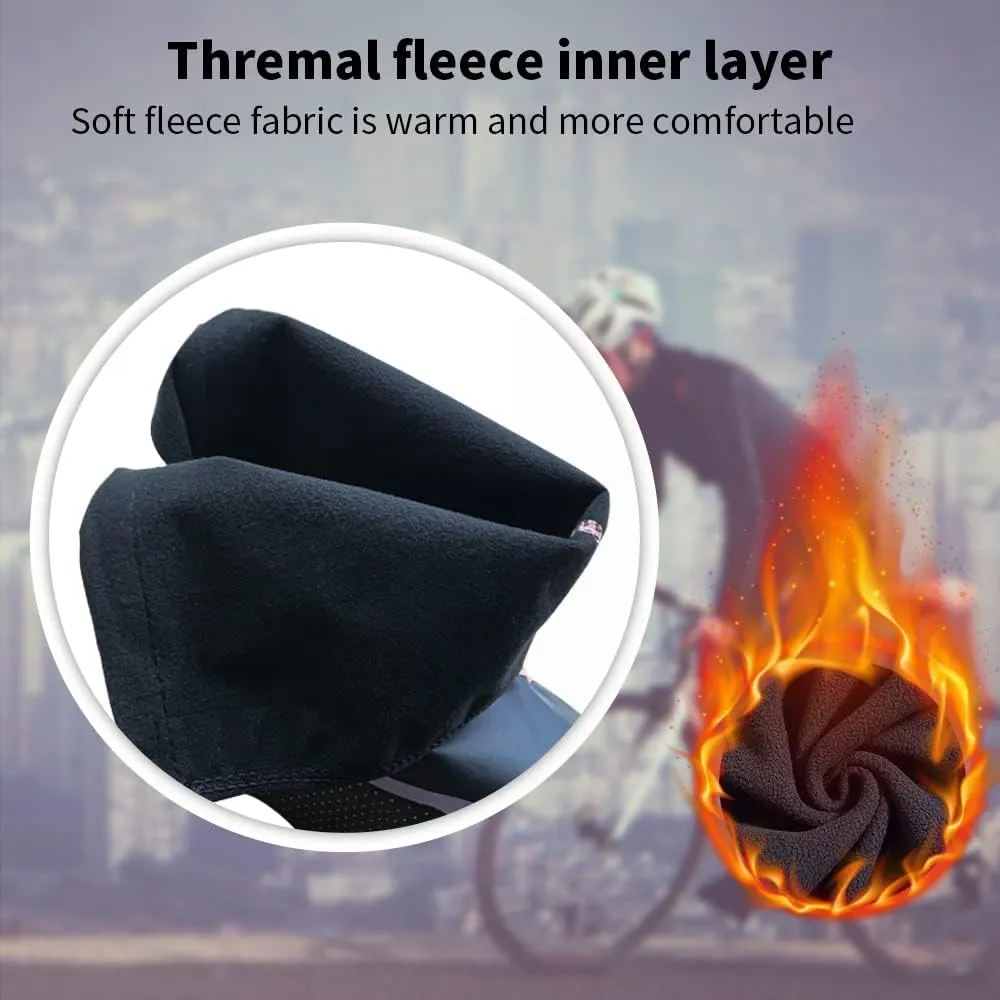 Winter Warm Bike Shoes Cover Thermal Cycling Shoe Covers Waterproof Shoescover for Men Women, Road MTB Bicycle Overshoes