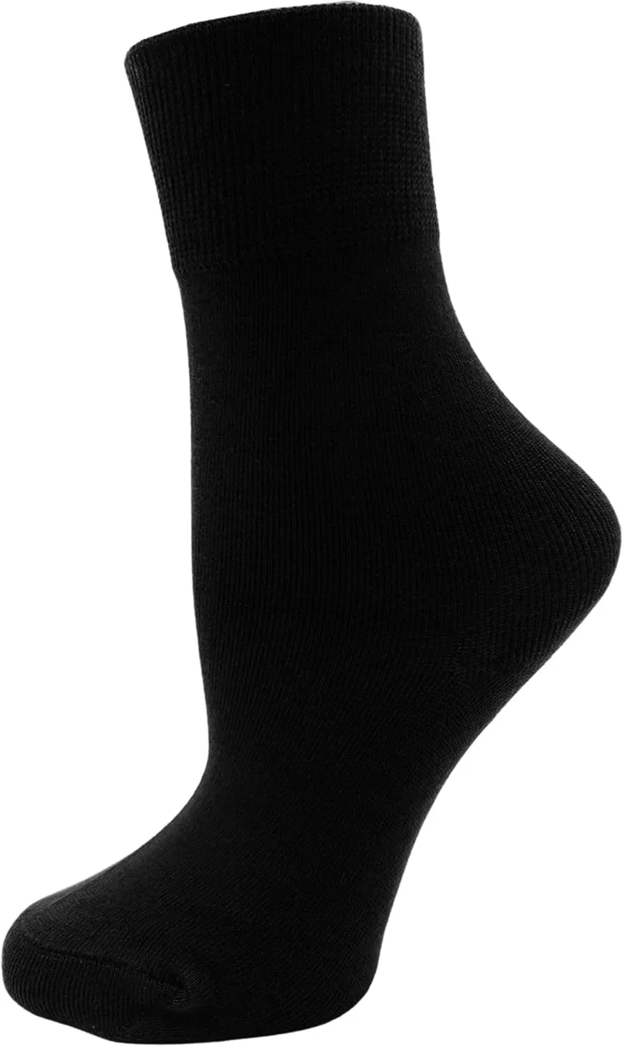 Winterlace Womens Soft Bamboo Rayon Viscose Dress Socks, 6 Pairs Trouser Socks Premium Thin Crew Socks Bulk Pack
