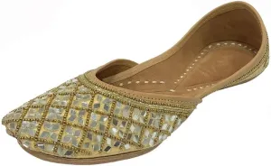Women Juti Traditional Indian Punjabi Jutti Ethnic Bridal Handmade Mojaris Wedding Shoes