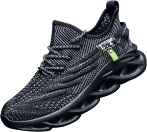Women Running Shoes Slip On Sneakers Breathable Non-Slip Cushioned Sports Shoes for All-Day Comfort Walking Fitness Jogging with Lightweight EVA Elastic Sole