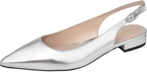 Women Slingback Flat Pointed Toe Shoes for Dressy,Casual,Work,Wedding