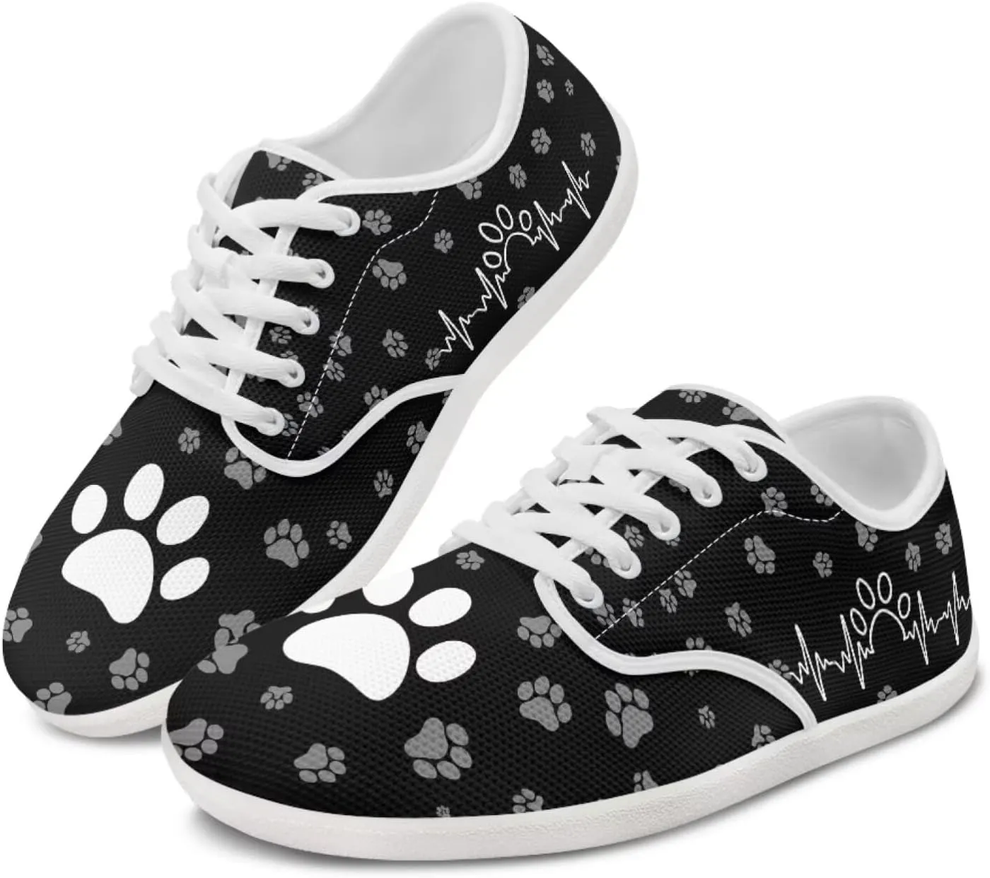 Women Zero Drop Casual Shoes Breathable Fashion Barefoot Walking Shoe Footwear Lace Up Zero Drop