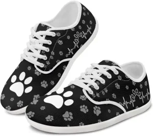 Women Zero Drop Casual Shoes Breathable Fashion Barefoot Walking Shoe Footwear Lace Up Zero Drop
