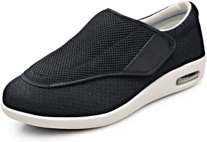 Women's Adjustable Diabetic Shoes Pain Relief Easy to Slip On Wide Widths Slippers Orthopedic with Removable Memory Foam Insoles Lightweight for Seniors Swollen Feet