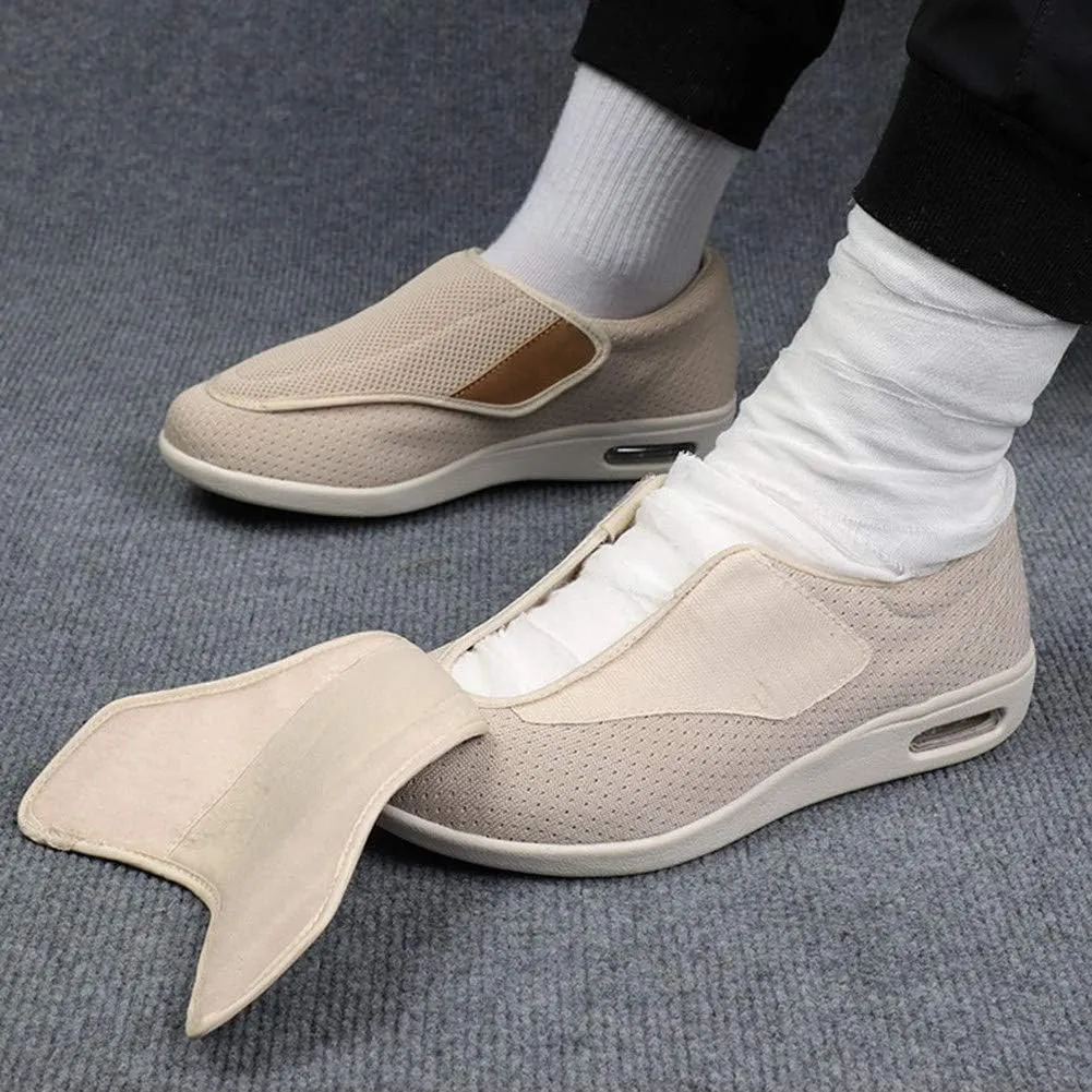 Women's Adjustable Diabetic Shoes Pain Relief Easy to Slip On Wide Widths Slippers Orthopedic with Removable Memory Foam Insoles Lightweight for Seniors Swollen Feet