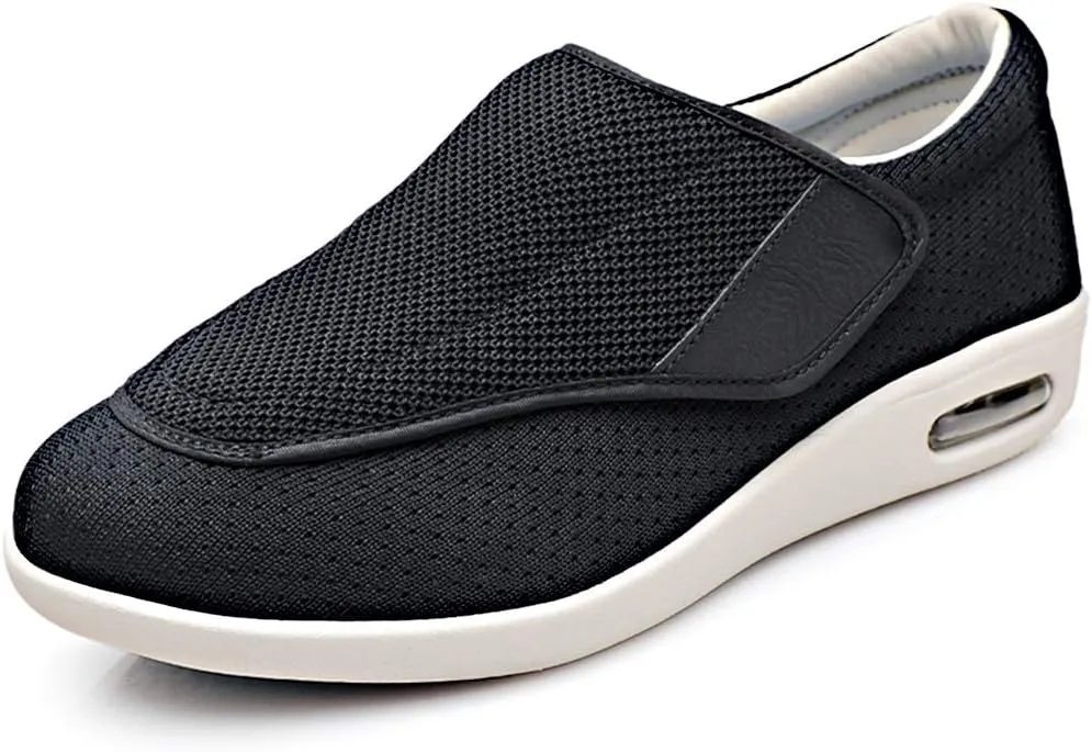 Women's Adjustable Diabetic Shoes Pain Relief Easy to Slip On Wide Widths Slippers Orthopedic with Removable Memory Foam Insoles Lightweight for Seniors Swollen Feet
