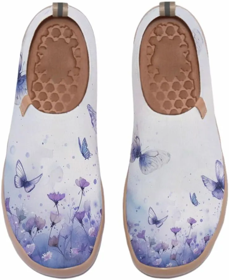 Women's Art Travel Shoes Slip On Casual Cozy Loafers Lightweight Comfort Fashion Sneaker