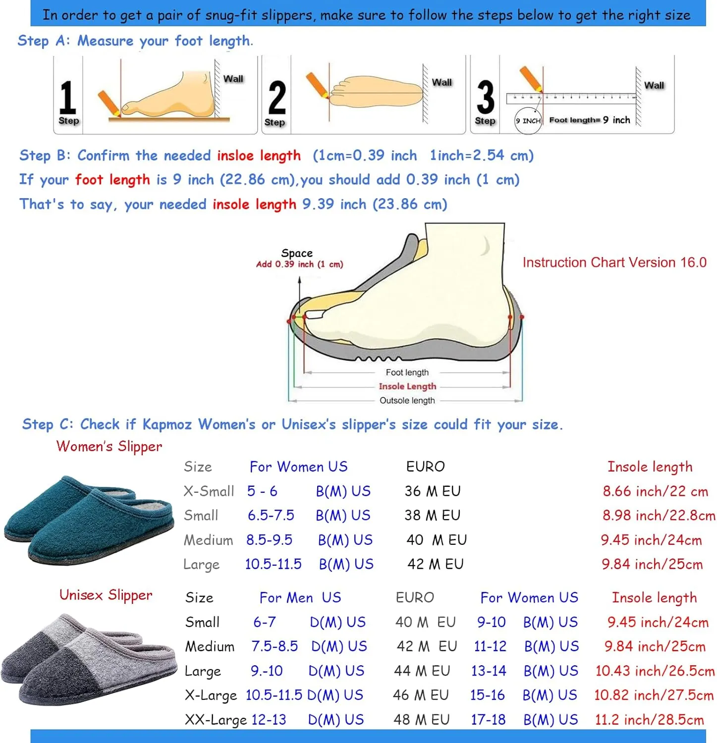 Women's Boiled Wool House Slippers Breathable Sweat Free Clog Slip on Mule Indoor/Outdoor Slipper