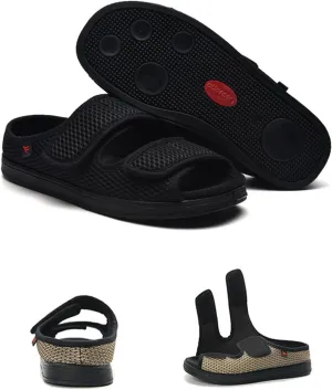 Women's Diabetic Shoes for Swollen Feet for Summer Freely Adjustable, Breathable, Cool, Soft Mesh Fabric Easy on and off