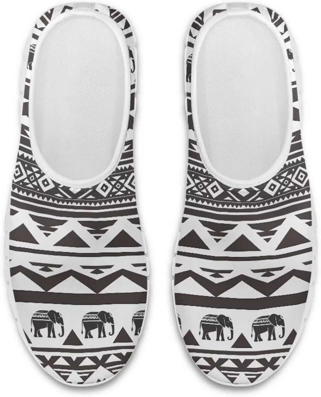 Women's Fashion Sneakers Slip On Walking Loafers Travel Shoes（White Sole）