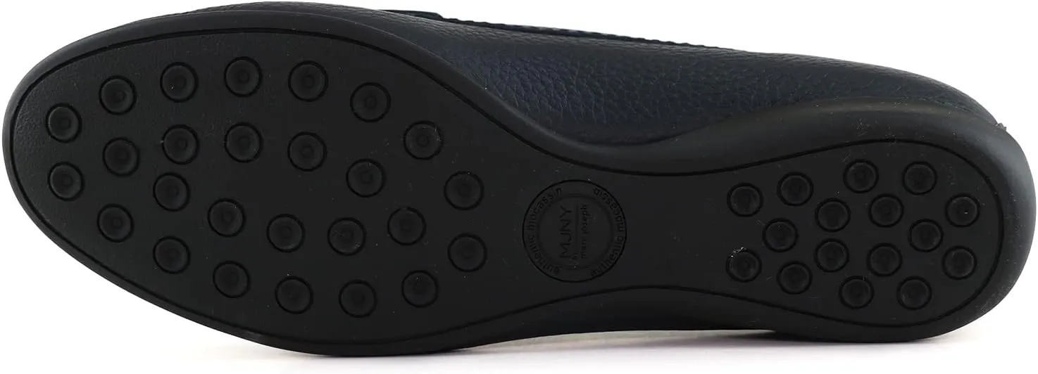 Women's Genuine Leather Casual Comfort Slip on Loafers