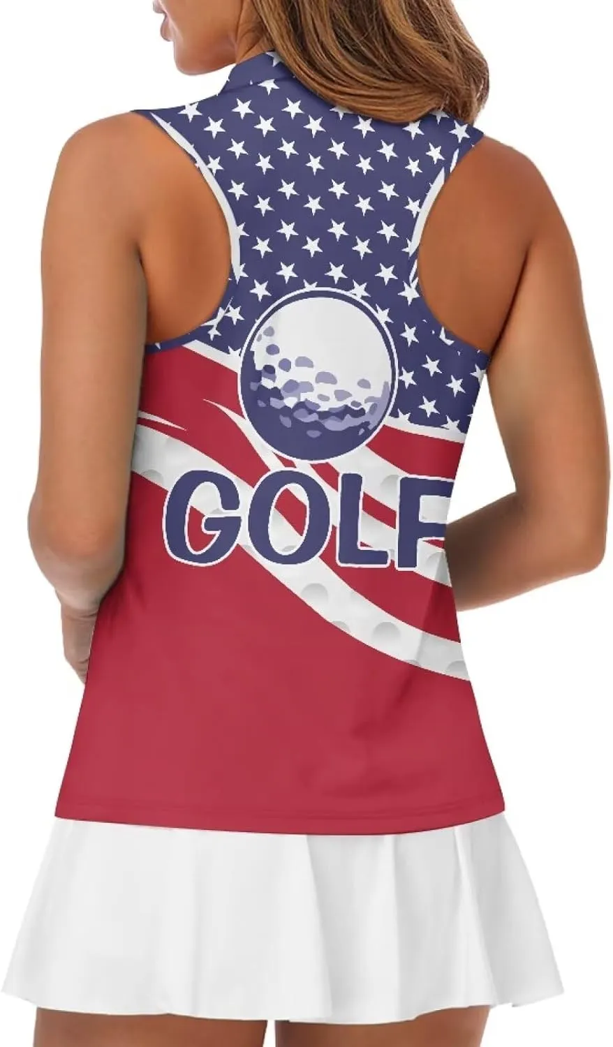 Women's Golf Shirt Short Sleeve Tennis Shirt Quarter Zip Golf Pullover Golf Polo Shirts Argyle Summer Dry Fit Tops UPF50 