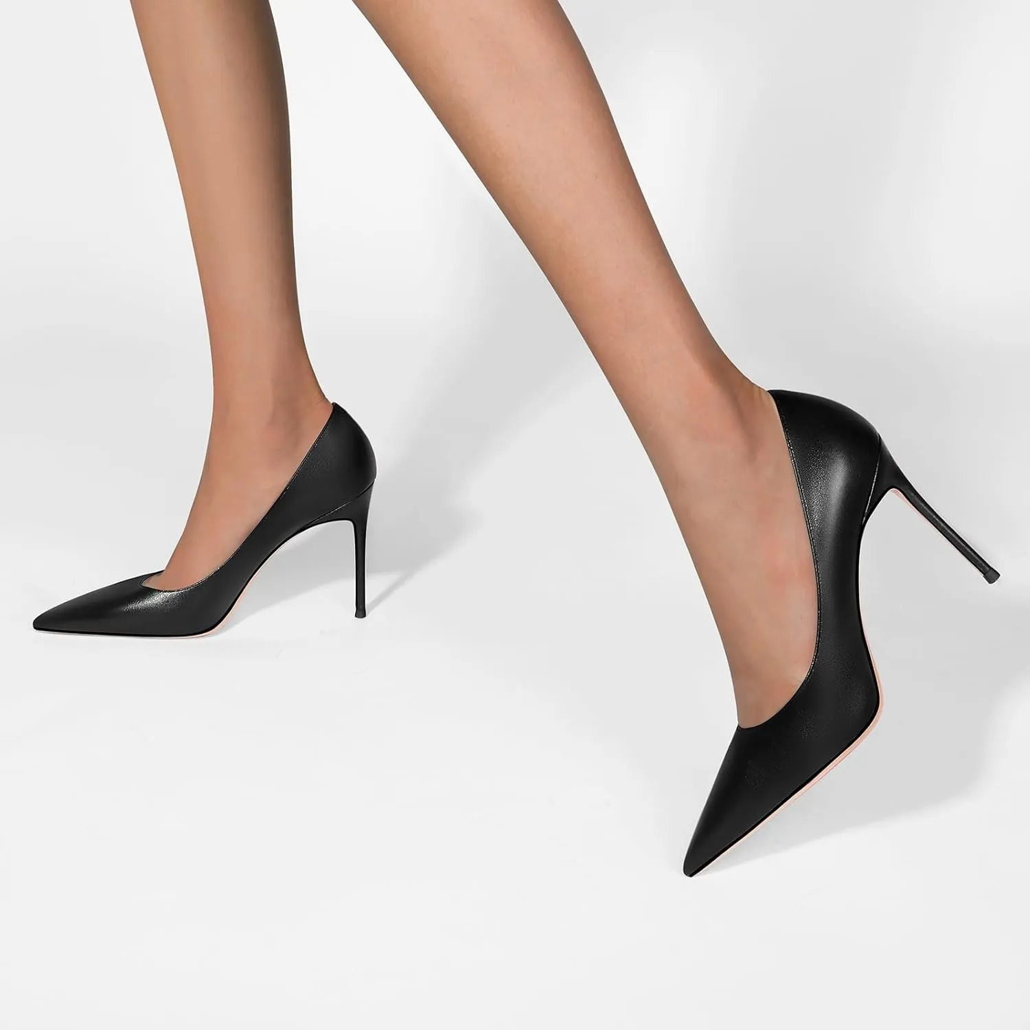 Women's High Heel Pumps Elegant Stiletto Heels with Cushioned Insole for Party and Office Comfortable Slip-On Design Ideal for Formal and Casual Occasions