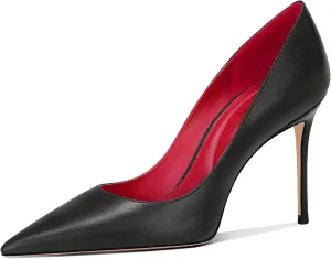 Women's High Heel Pumps Elegant Stiletto Heels with Cushioned Insole for Party and Office Comfortable Slip-On Design Ideal for Formal and Casual Occasions