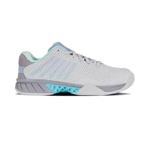 Women's Hypercourt Express 2 NIMBUS CLOUD/LILAC GRAY/NEON PURPLE