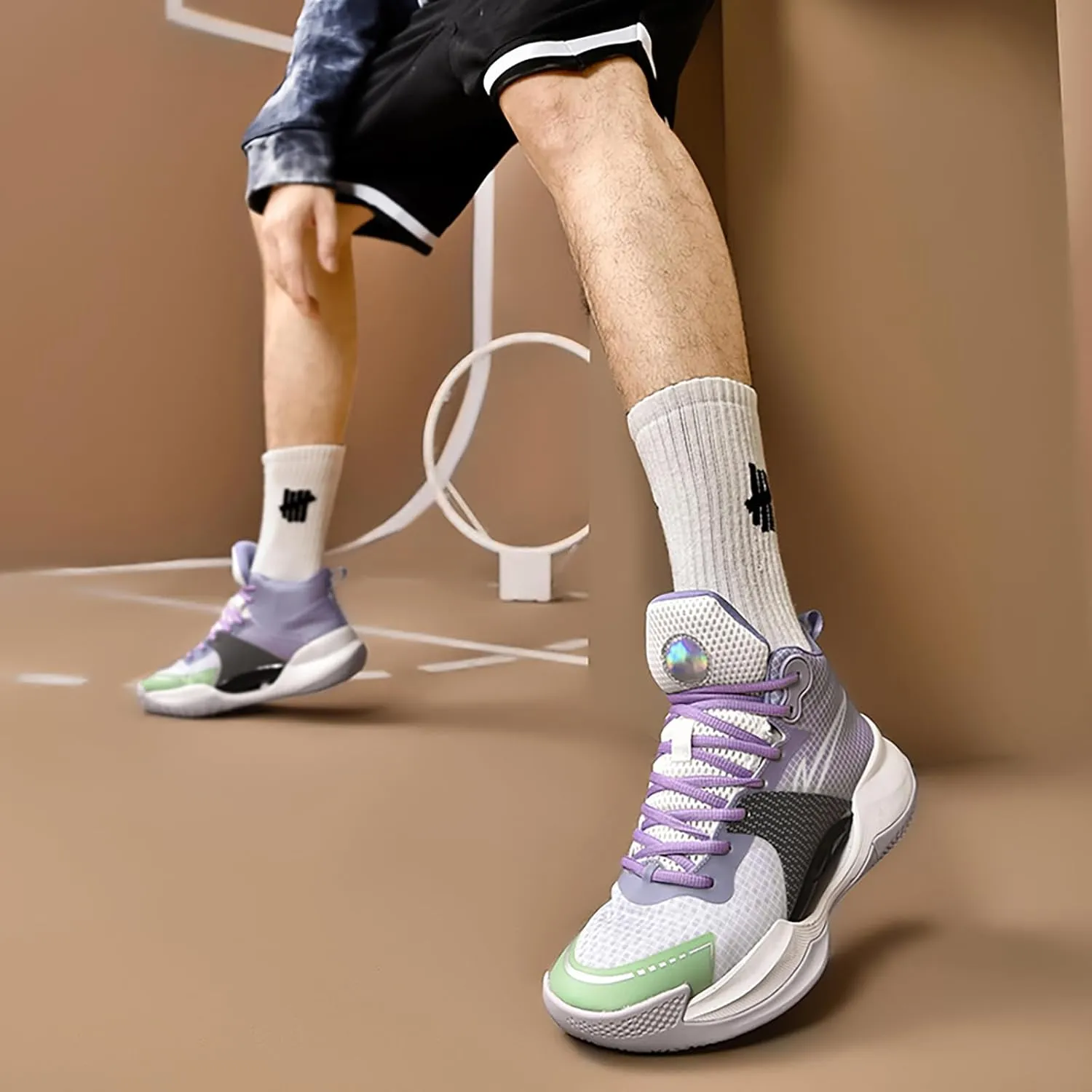 Womens Mens Basketball Shoes Fashion Athletic Sneakers Breathable Leightweight Non Slip High Top Outdoor Sport Shoe
