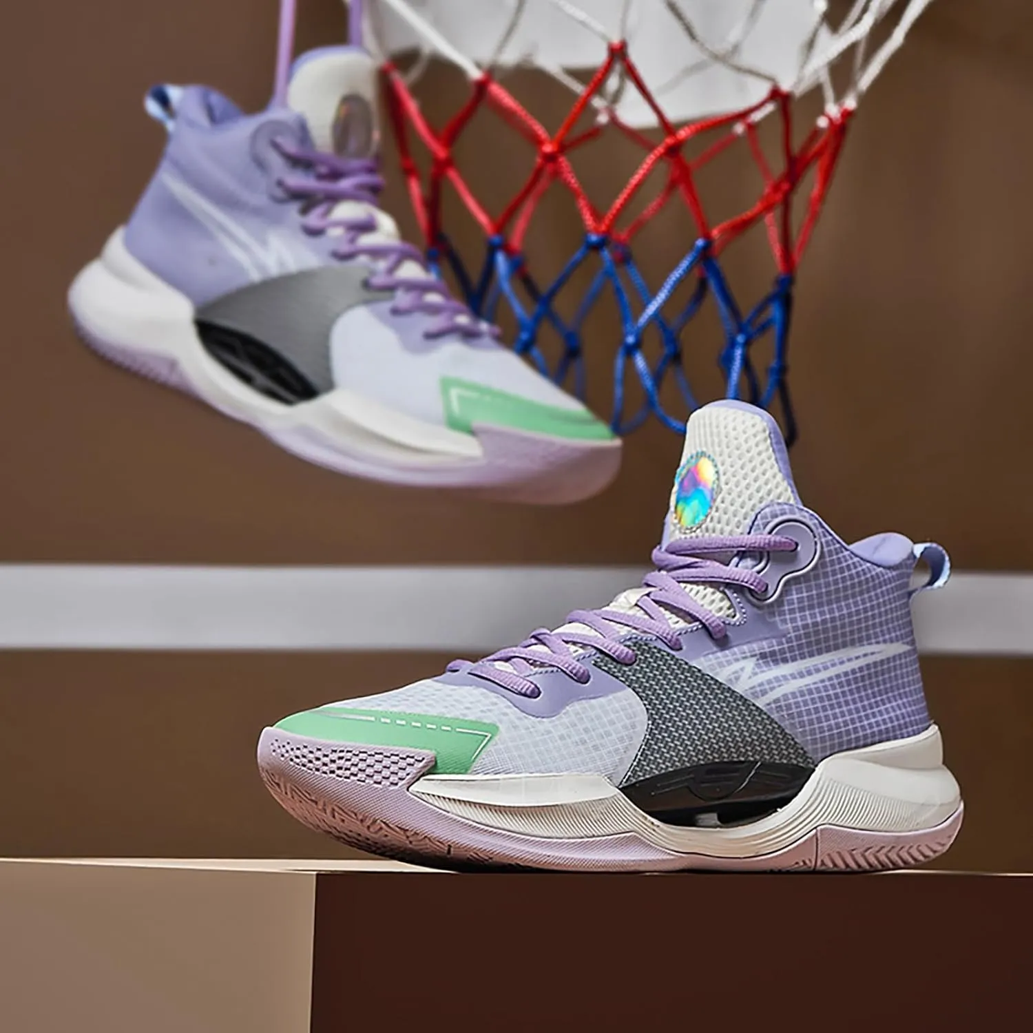 Womens Mens Basketball Shoes Fashion Athletic Sneakers Breathable Leightweight Non Slip High Top Outdoor Sport Shoe