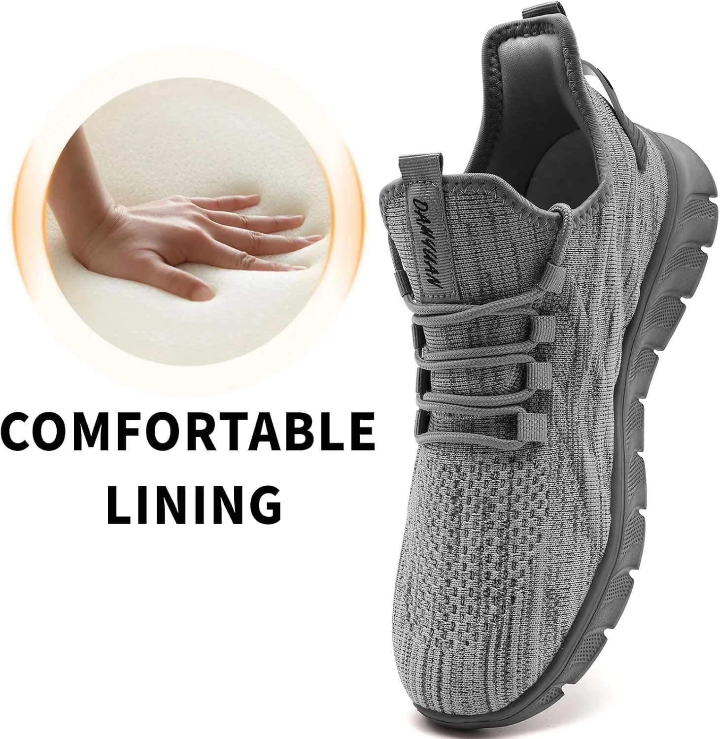 Women's Running Shoes Walking Tennis Gym Workout Slip on Athletic Fashion Sneakers Lightweight Breathable Sport Jogging Hiking Casual Shoe