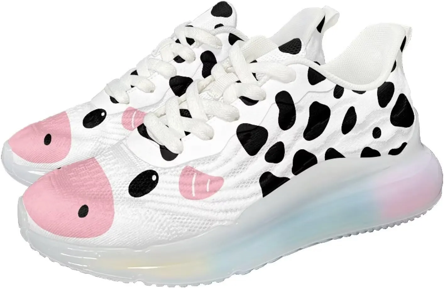 Women's Shoes Breathable Cozy Lightweight Footwear Running Sneaker Anti-Skid Air Cushion Walking Shoes Women US 6-11
