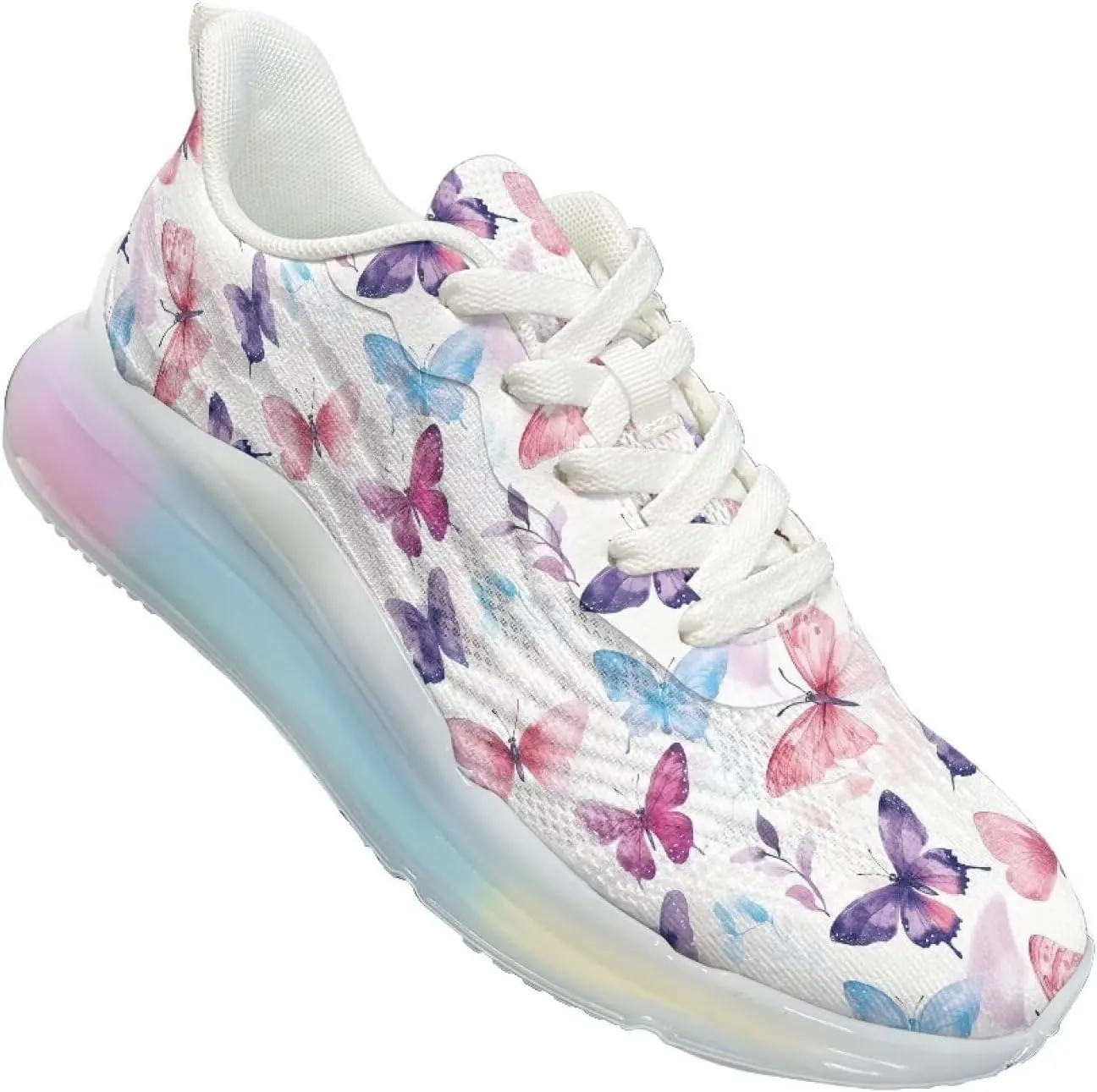 Women's Shoes Breathable Cozy Lightweight Footwear Running Sneaker Anti-Skid Air Cushion Walking Shoes Women US 6-11