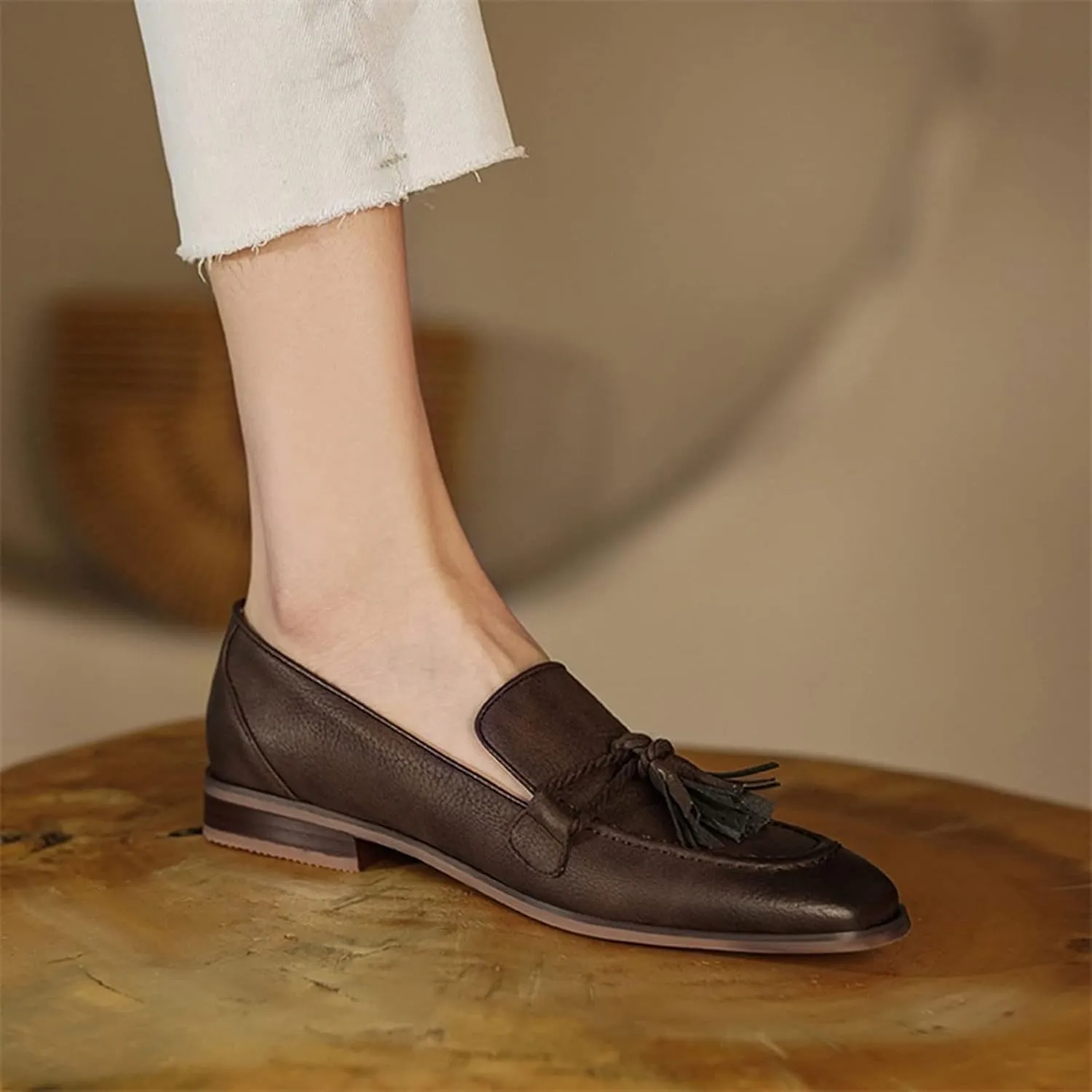 Womens Shoes Women's Casual Shoes Flat Shoes Tassel Women's Shoes