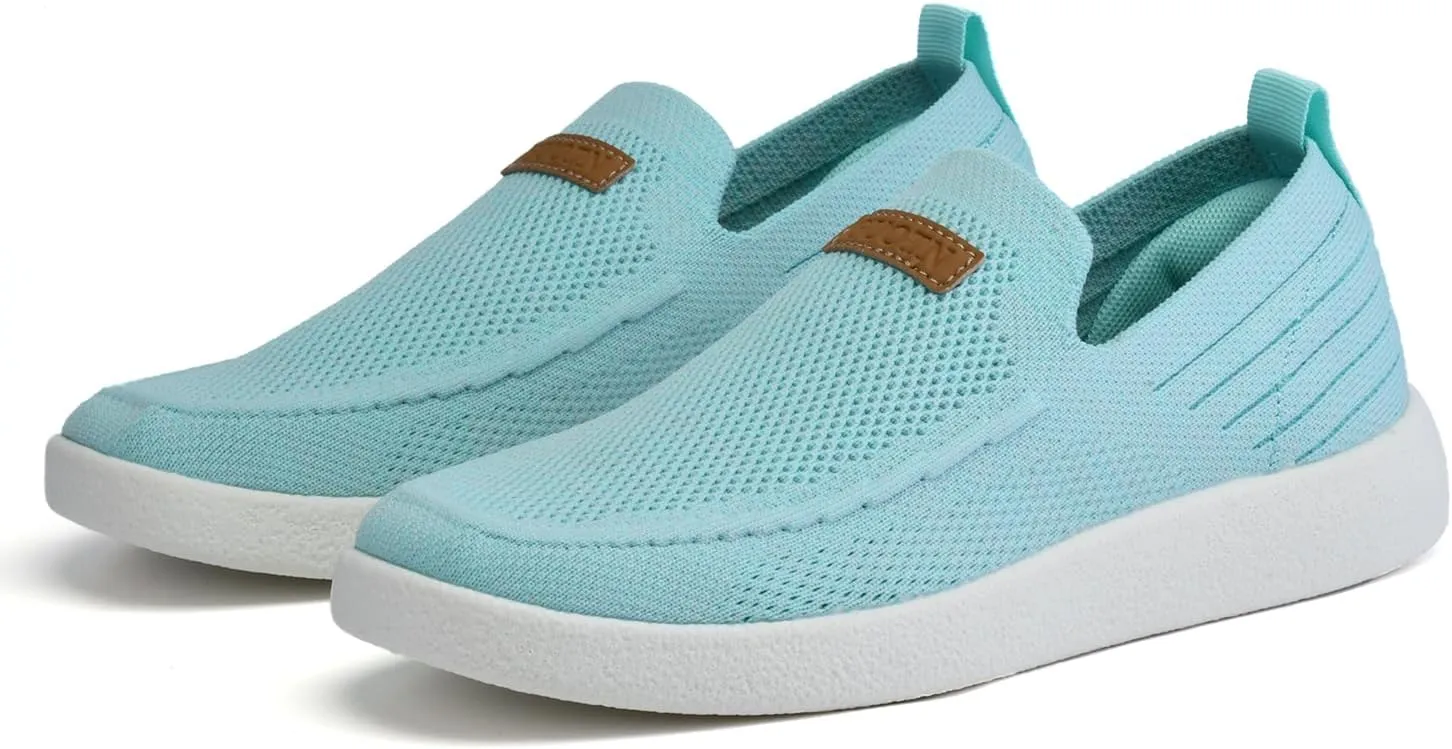 Women's Slip Ons Lightweight Comfortable Loafers for Women Casual Deck Shoes Breathable Outdoor Walking Shoes