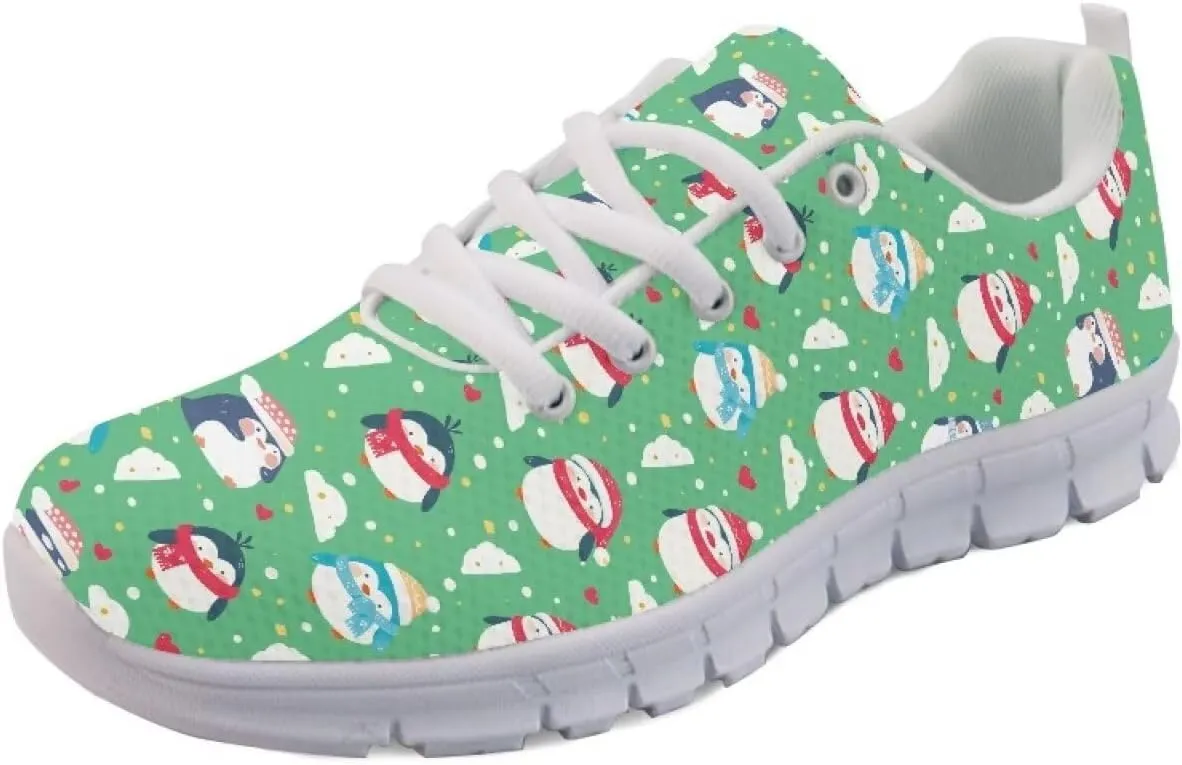 Women's Tennis Workout Sneakers Outdoor Walking Non-Slip Casual Cozy Shoes Lightweight Work Lace-Up Sneaker for Womens US 5-12