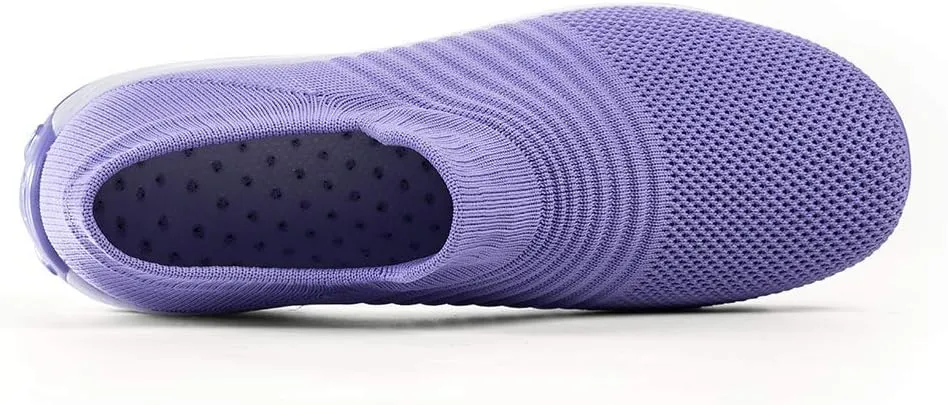 Women's Walking Shoes Sock Sneakers - Mesh Slip On Air Cushion Lady Girls Modern Jazz Dance Easy Shoes Platform Loafers