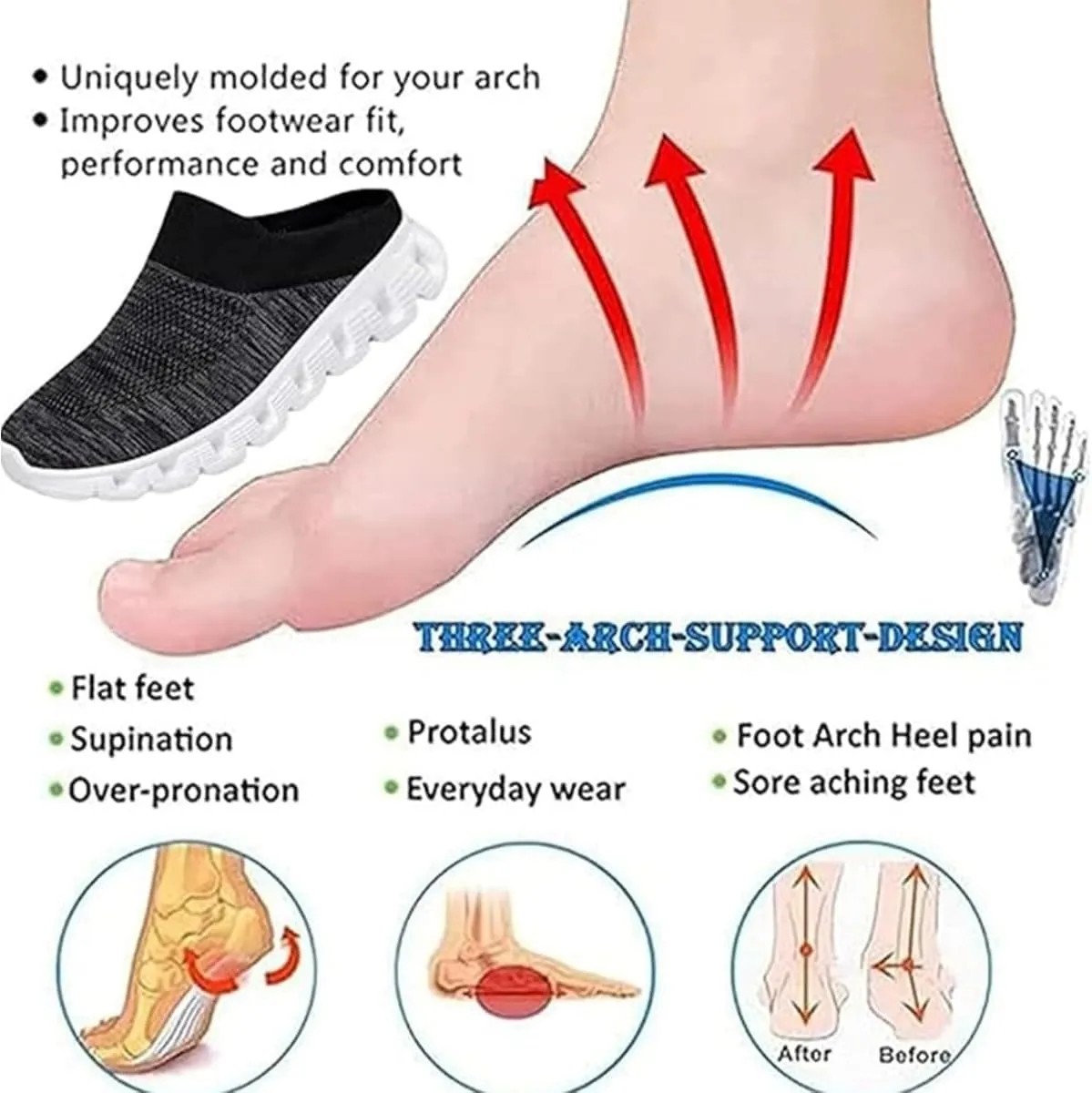 Woven Breathable Half Slippers for Men, Walking Mules with Arch Support, Summer Casual Hollow Out Mesh Slip On Slippers