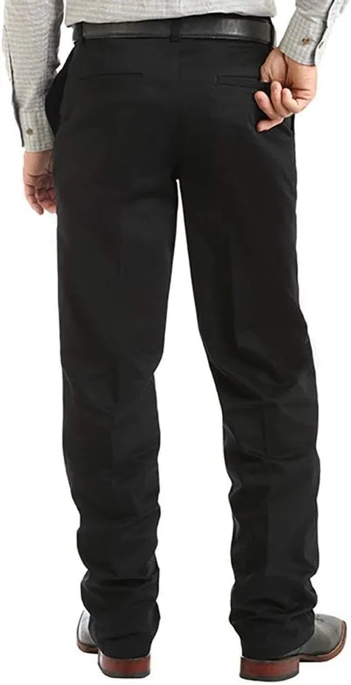 Wrangler Men's Flat Front Relaxed Fit Casual Pant