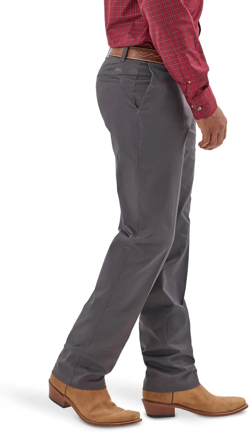 Wrangler Men's Flat Front Relaxed Fit Casual Pant