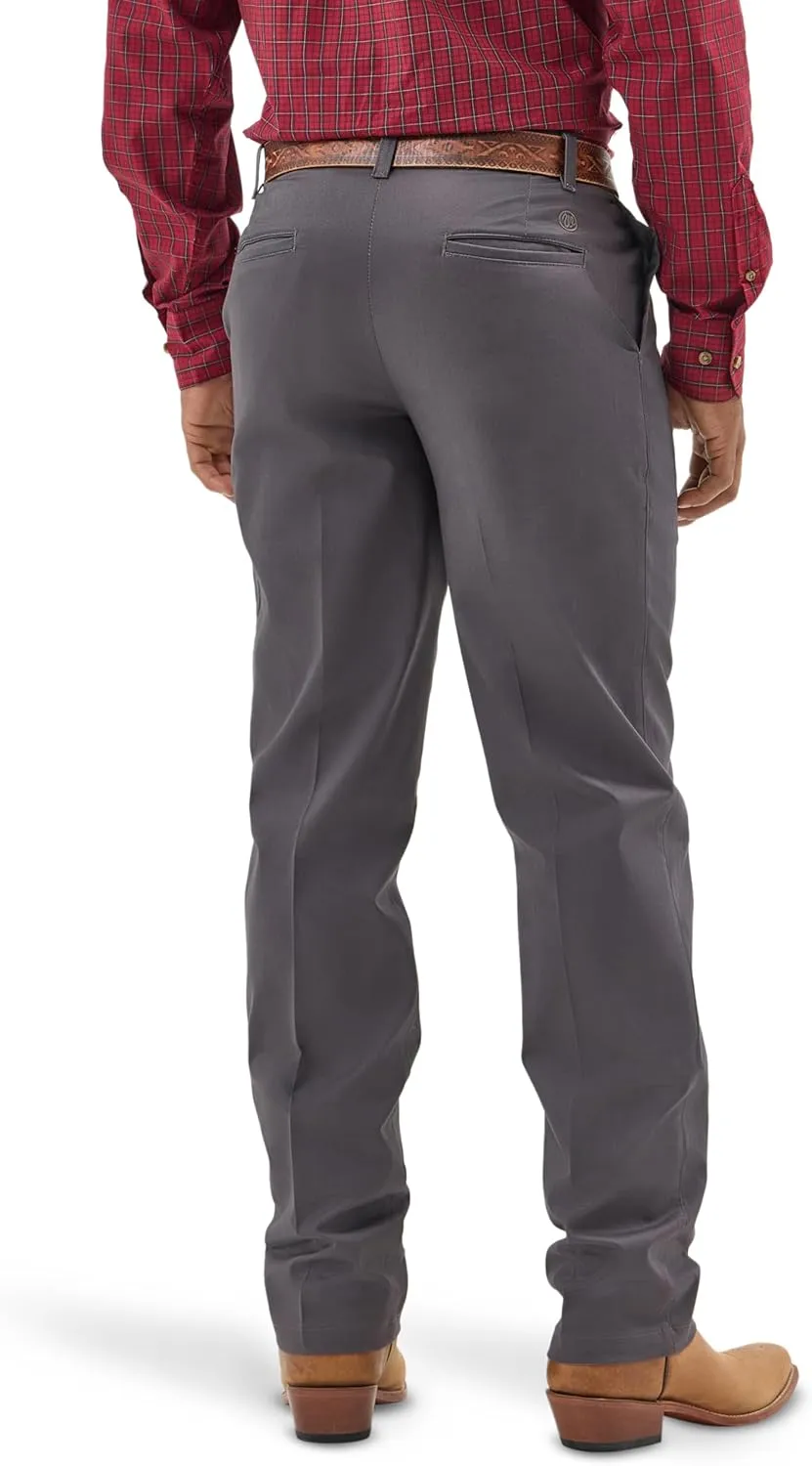 Wrangler Men's Flat Front Relaxed Fit Casual Pant