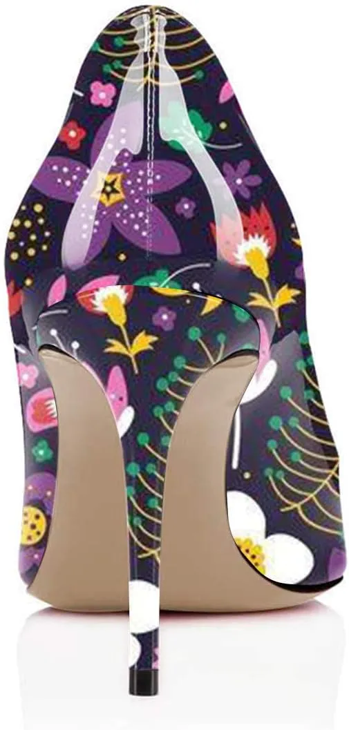 XYD Women Formal Closed Pointy Toe Pumps Slip On High Heel Stiletto for Office Lady Daily Wearing Dress Shoes