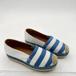 XYD Women's Stripe Canvas Flat Espadrilles - Relaxed Comfort Espadrilles