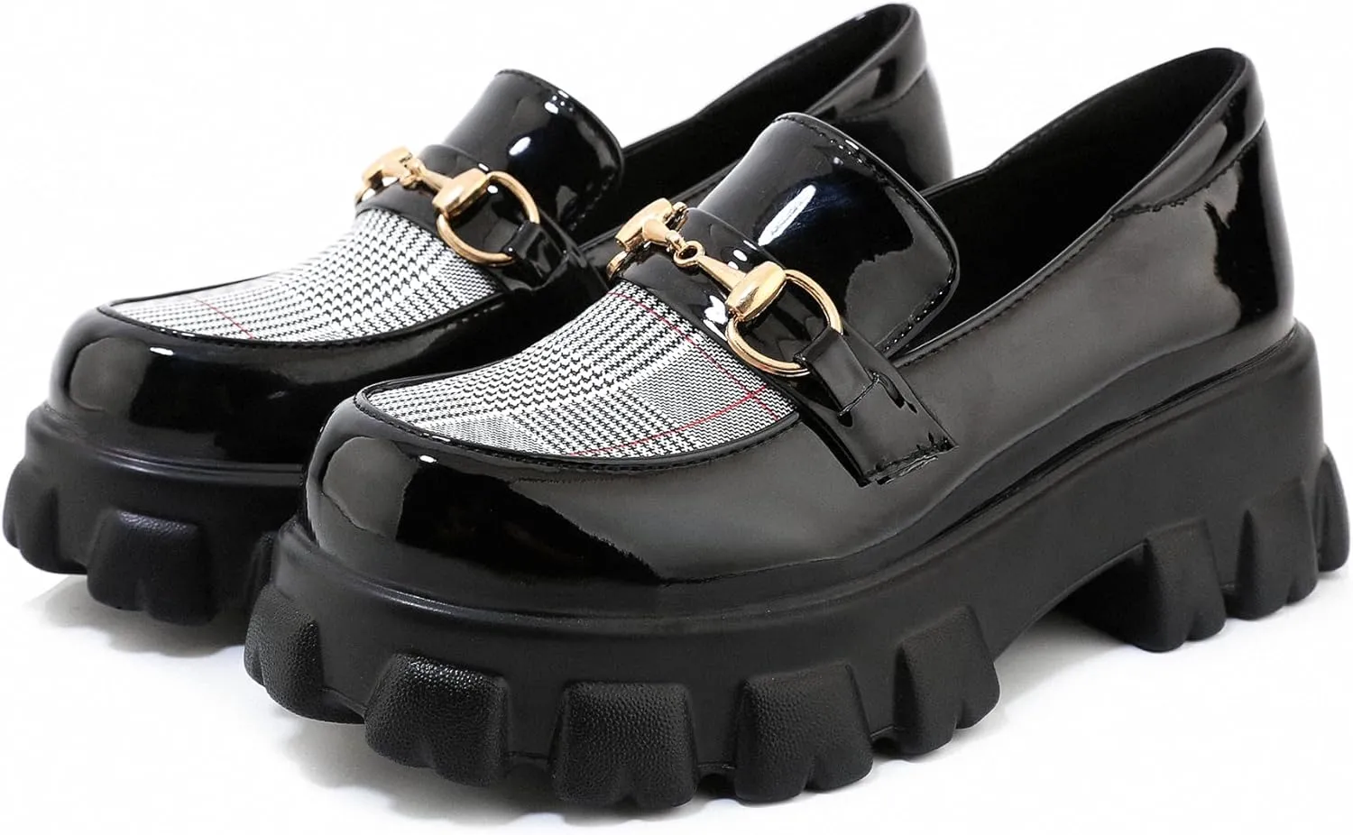 Yawors Womens DC628 T Bar Low Top Flat Patent-Leather Pumps