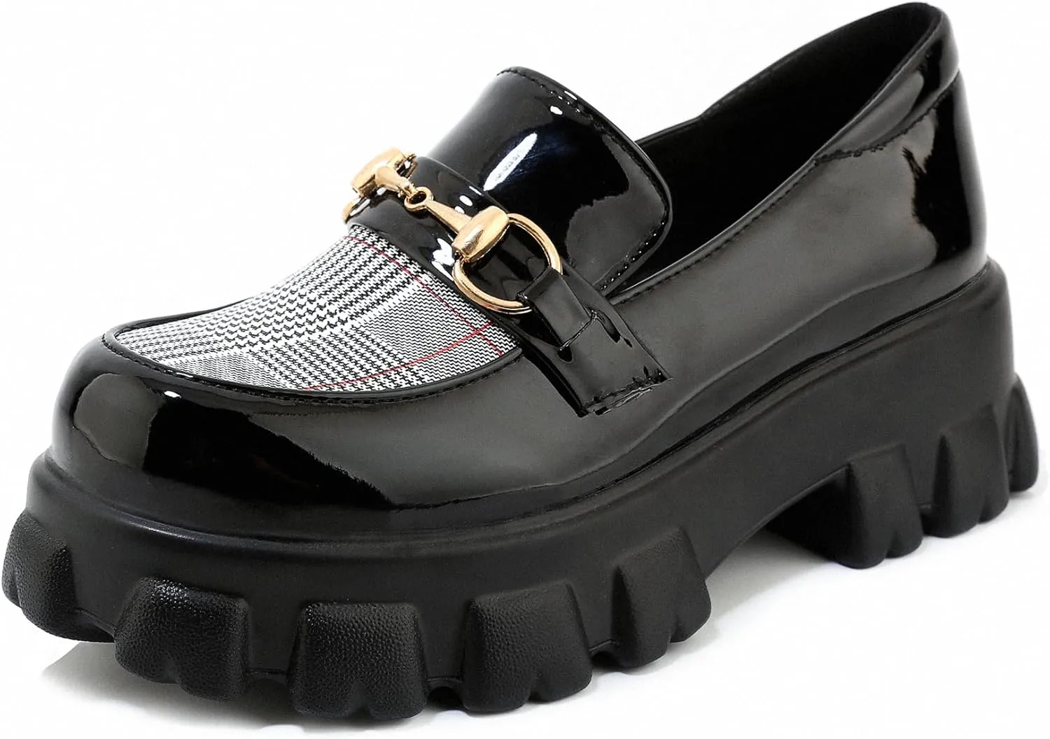 Yawors Womens DC628 T Bar Low Top Flat Patent-Leather Pumps