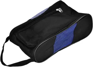 Zerone Portable Golf Shoes Bag Breathable Dust-Proof Storage Organiser Zippered Shoe Bag with Pocket for Storing Sports Accessories Unisex