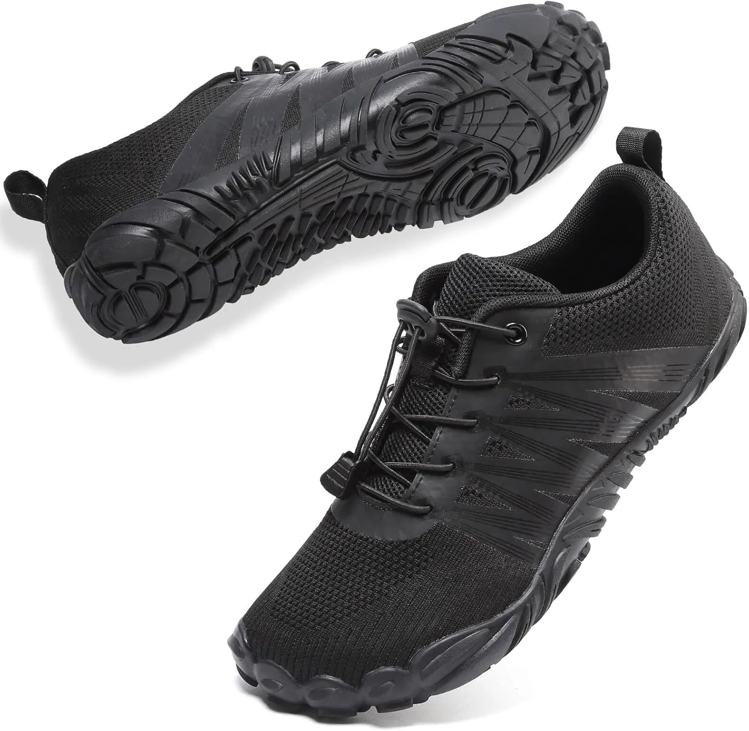 ziitop Barefoot Shoes Women Men Minimalist Shoe Wide Toe Box Zero Drop Black